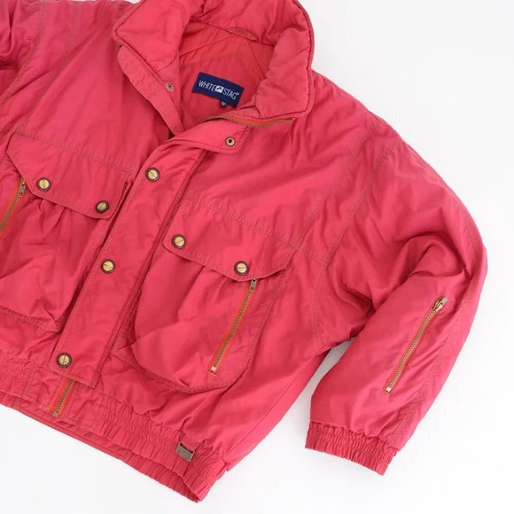 Vintage White Stag Red Medium-Weight Jacket Size Med - Picture 5 of 14